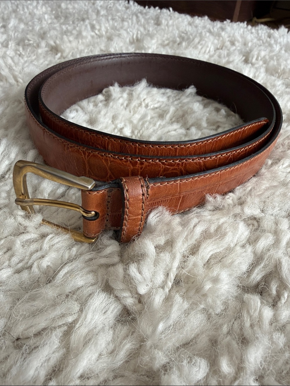 ✨Christian Dior Brown Leather Belt